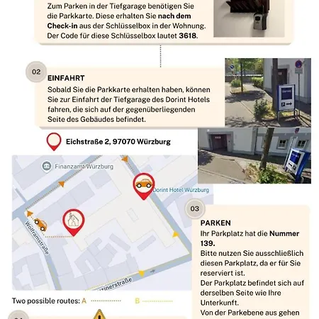 Urban Retreat - & Free Parking Apartman Würzburg